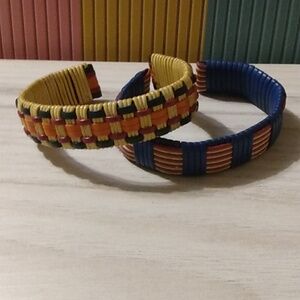 Vtg Italian arm band bracelets Mobwife European Italy